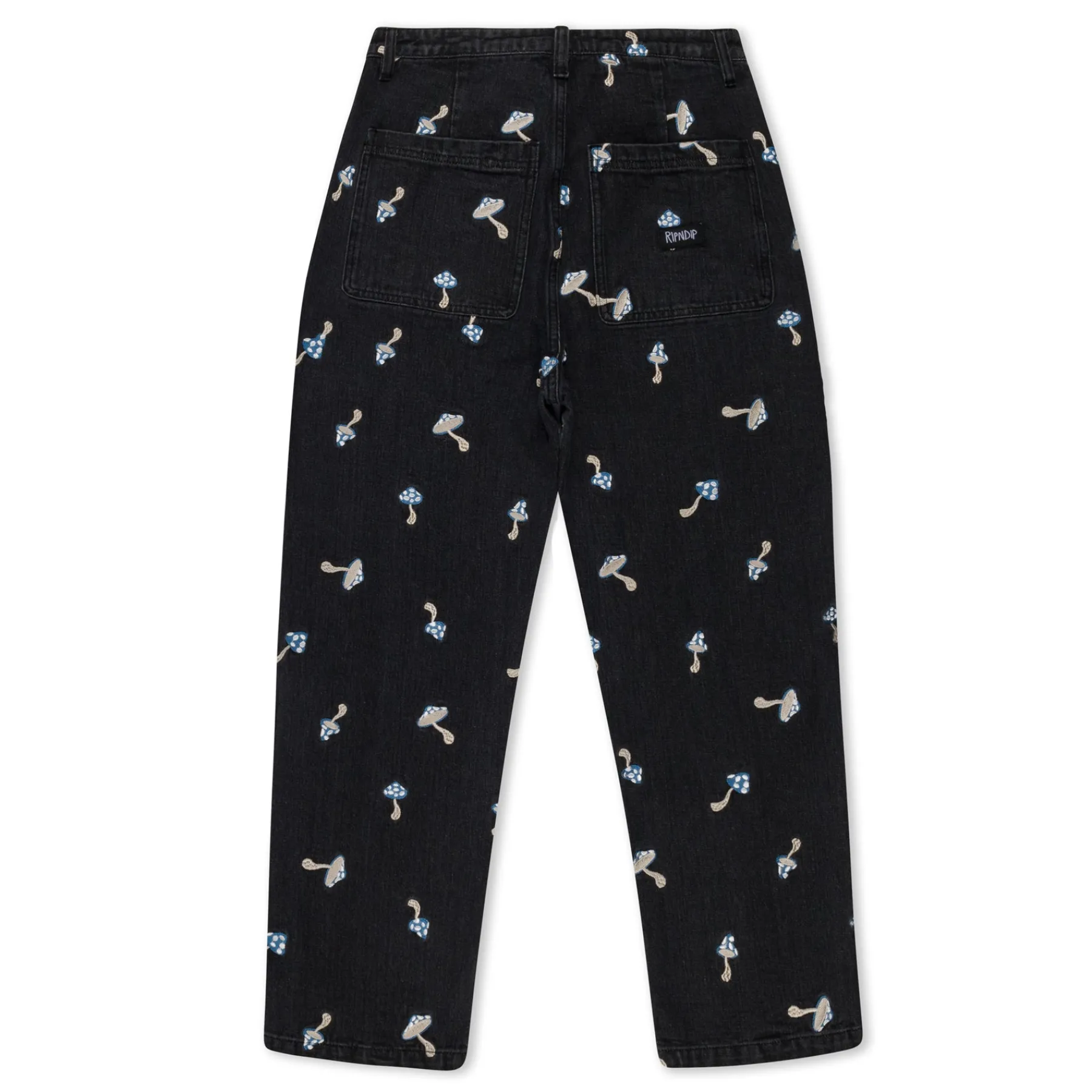 Ripndip Pants<Euphoria Wide Leg Denim Pants (Black Wash)