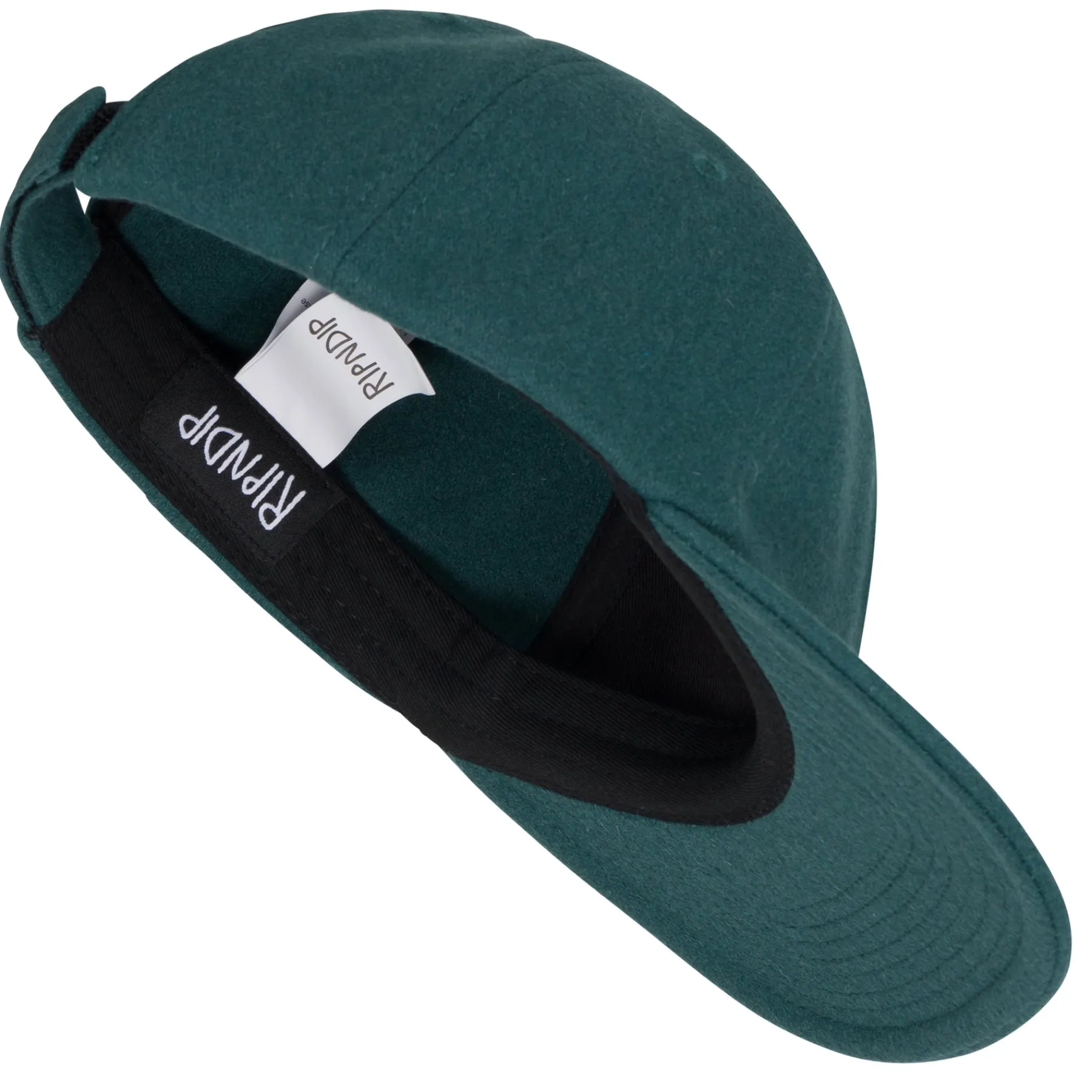 Ripndip Strapbacks / Snapbacks|Stocking Stuffers<Euphoria Wool Velcro 6 Panel Hat (Alpine Green)