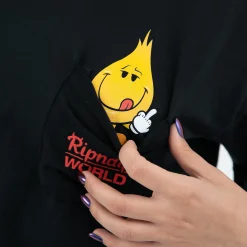 Ripndip Short Sleeve Tees|Stocking Stuffers<F U Flameboy Pocket Tee (Vintage Black)