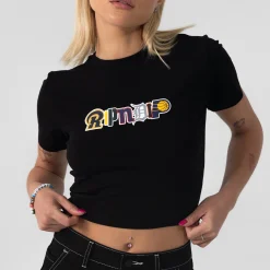 Ripndip Womens|Womens<Fan Fave Cropped Baby Tee (Black)