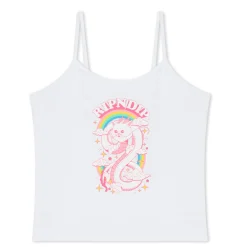 Ripndip Womens|Womens<Fantasy Nerm Cropped Cami Tank Top (White)