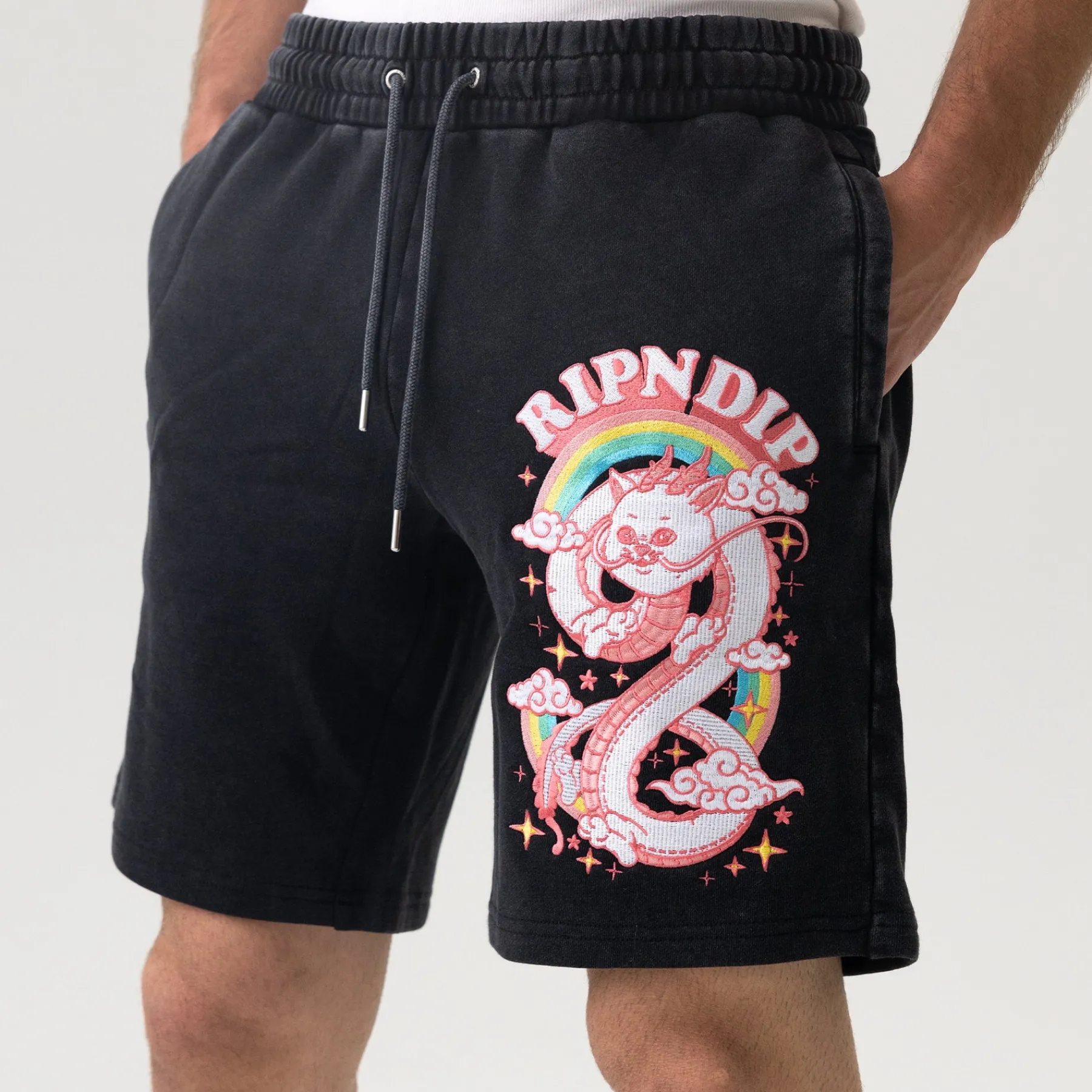 Ripndip Sweats|Shorts<Fantasy Nerm Sweatshorts (Black)