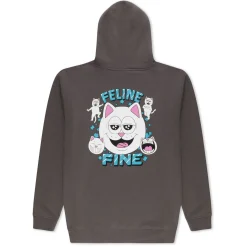 Ripndip Hoodies / Crewnecks<Feline Fine Hoodie (Charcoal)