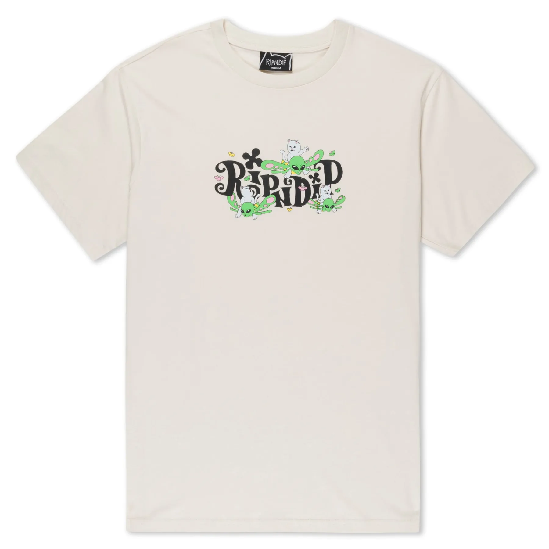 Ripndip Short Sleeve Tees<Fly Away Tee (Dust)
