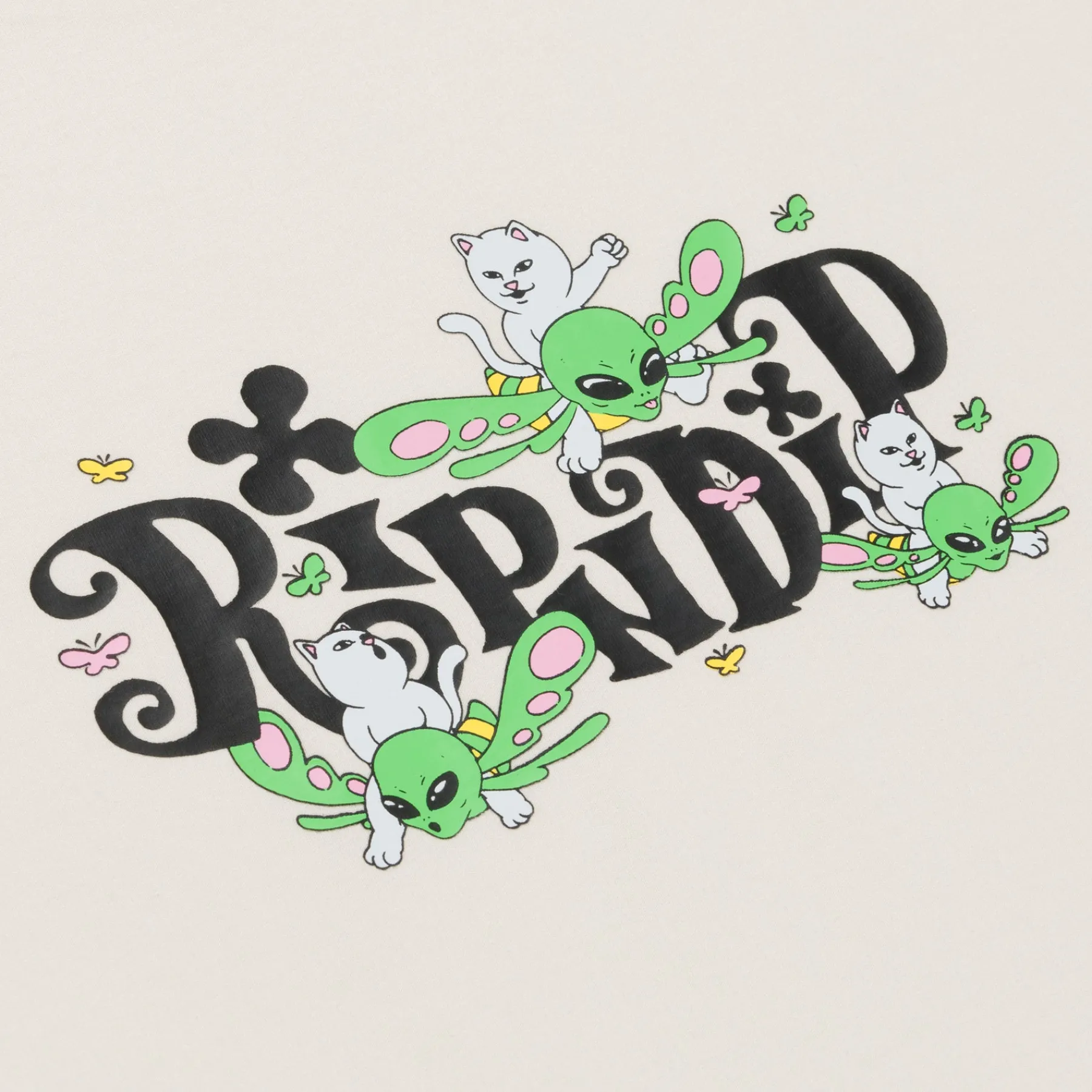 Ripndip Short Sleeve Tees<Fly Away Tee (Dust)