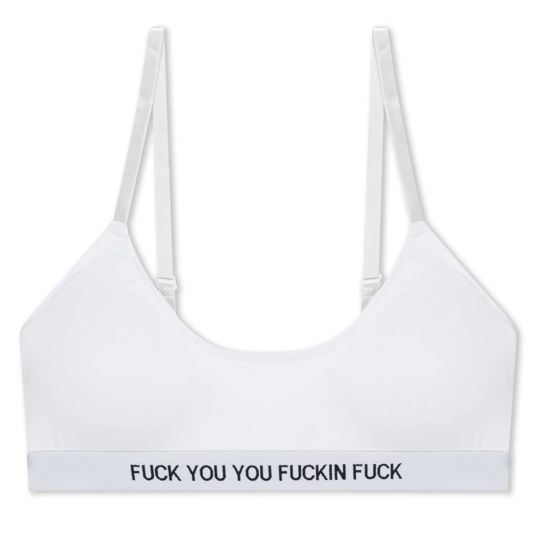 Ripndip Womens|Stocking Stuffers<Fuckin Fuck Bralette (White)