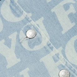 Ripndip Jackets|Womens<Fuckin Fuck Cropped Denim Jacket (Light Wash)