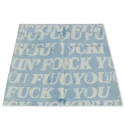 Ripndip Womens<Fuckin Fuck Denim Mini Skirt  (Light Wash )