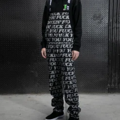 Ripndip Pants|Overalls<Fuckin Fuck Denim Overalls (Black)