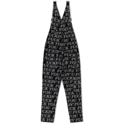 Ripndip Pants|Overalls<Fuckin Fuck Denim Overalls (Black)