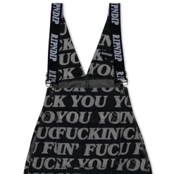 Ripndip Pants|Overalls<Fuckin Fuck Denim Overalls (Black)