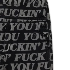 Ripndip Pants|Overalls<Fuckin Fuck Denim Overalls (Black)