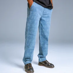 Ripndip Pants<F.U.F.F. Washed Denim Pants (Light Washed Denim)