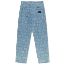 Ripndip Pants<F.U.F.F. Washed Denim Pants (Light Washed Denim)
