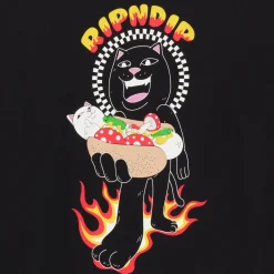 Ripndip Short Sleeve Tees|Stocking Stuffers<Glizzy Time Tee (Black)