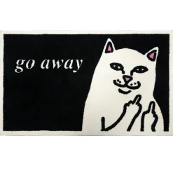 Ripndip Home Goods|Rugs<Go Away Rug (Black)