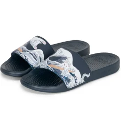 Ripndip Slides / Slippers|Stocking Stuffers<Great Wave Slides (Navy)