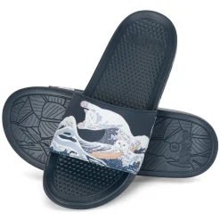 Ripndip Slides / Slippers|Stocking Stuffers<Great Wave Slides (Navy)