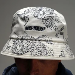 Ripndip Buckets|Face Masks<Haku Face Mask Bucket Hat (White)