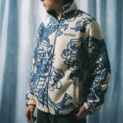 Ripndip Jackets<Haku Reversible Jacket (Off White/Navy)