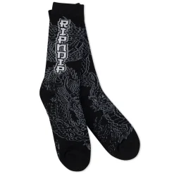 Ripndip Socks|Stocking Stuffers<Haku Socks (Black)