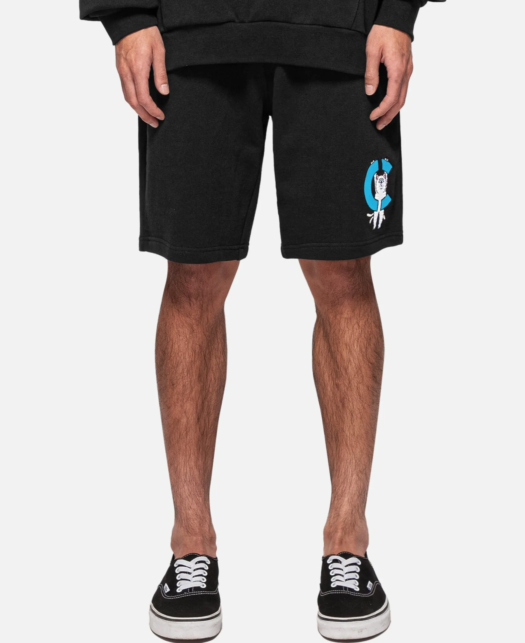Ripndip Sweats|Shorts<Hanging On Sweatshorts (Black)