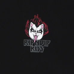 Ripndip Hoodies / Crewnecks<Heavens on Fire Hoodie (Black)