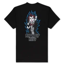 Ripndip Short Sleeve Tees|Stocking Stuffers<Heavens on Fire Tee (Black)