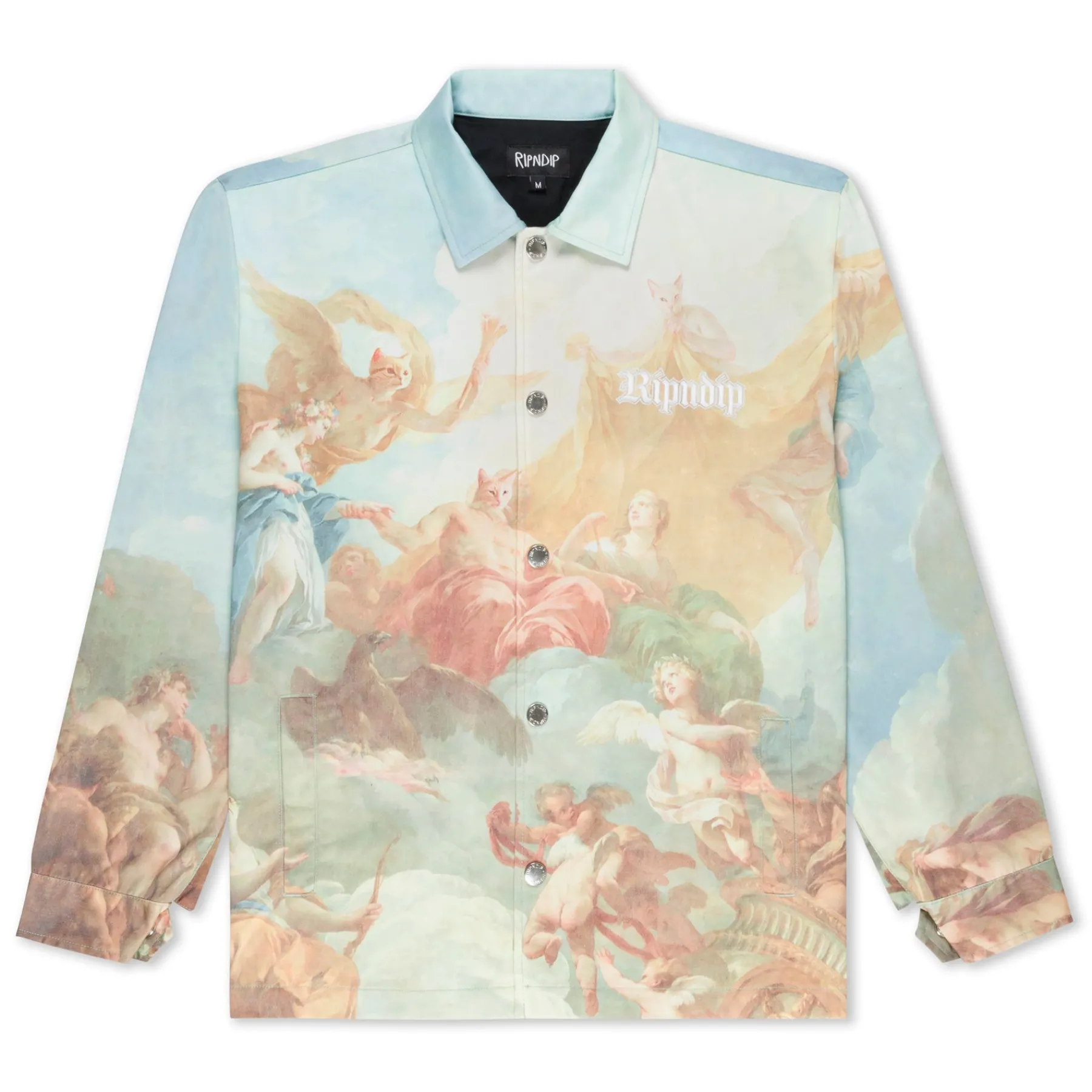 Ripndip Jackets<Heavens Waiting Button Up Jacket (Multi)