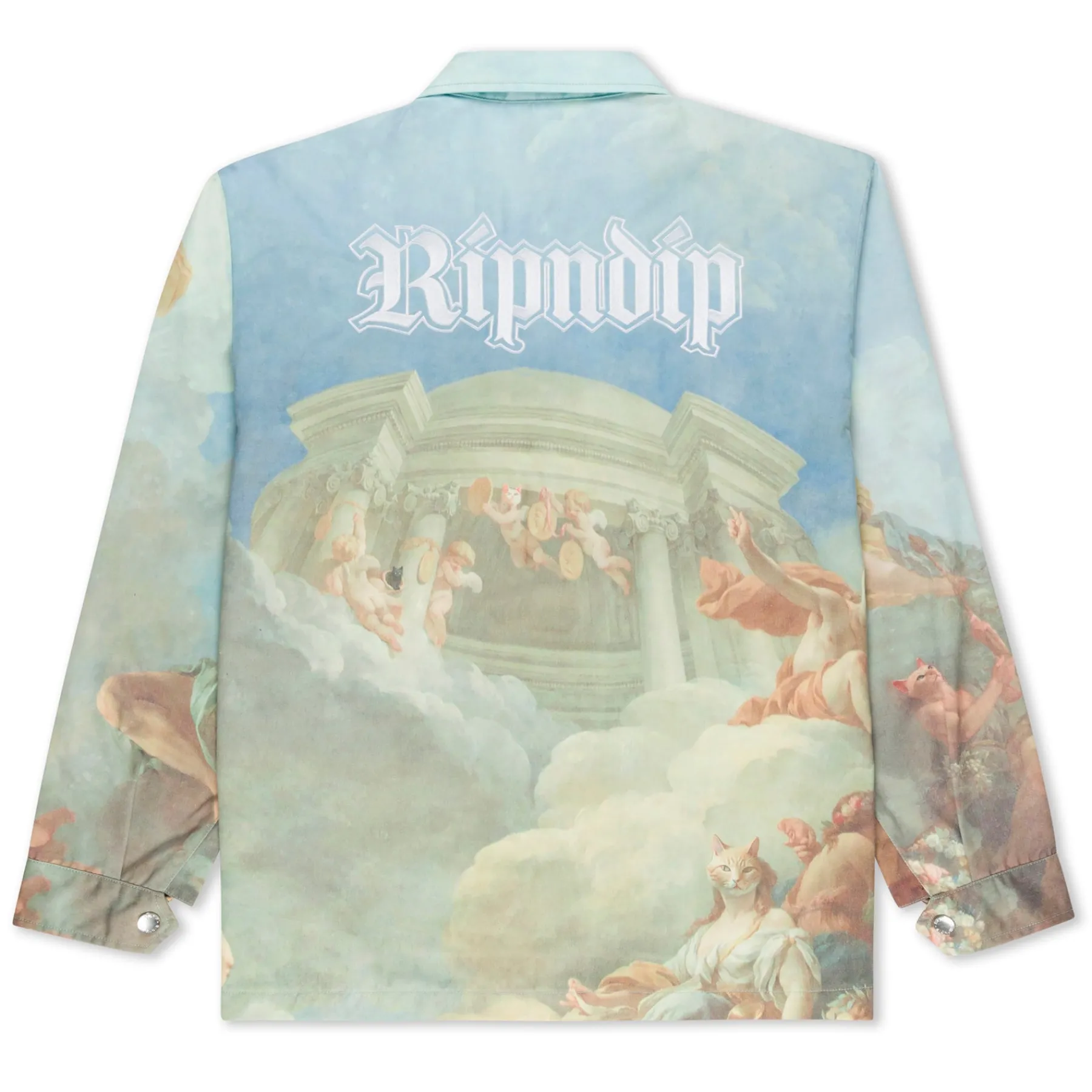 Ripndip Jackets<Heavens Waiting Button Up Jacket (Multi)