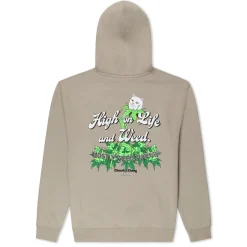 Ripndip Hoodies / Crewnecks<High On Life 420 Hoodie (Cement)