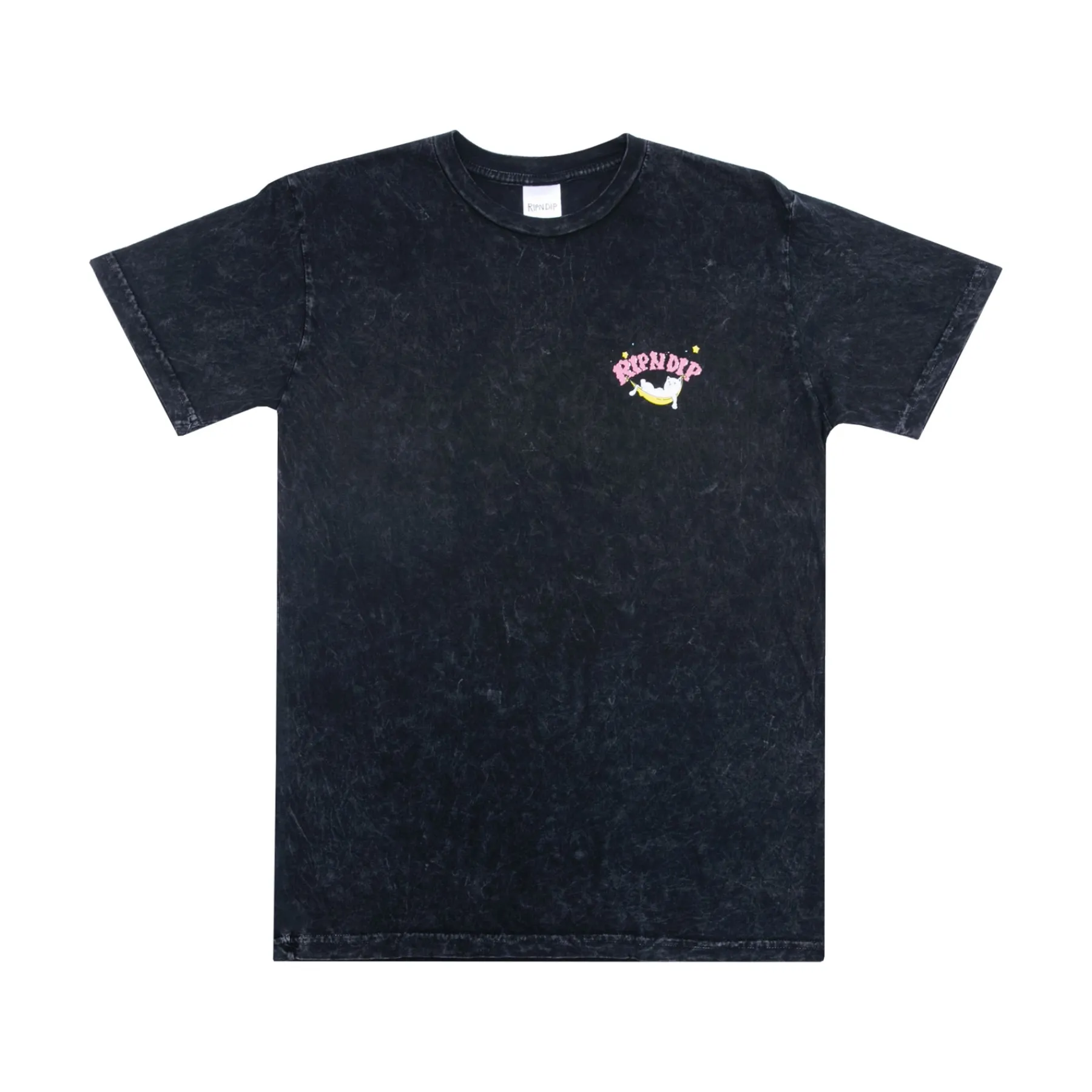 Ripndip Short Sleeve Tees<High On Life Tee (Black Mineral Wash)
