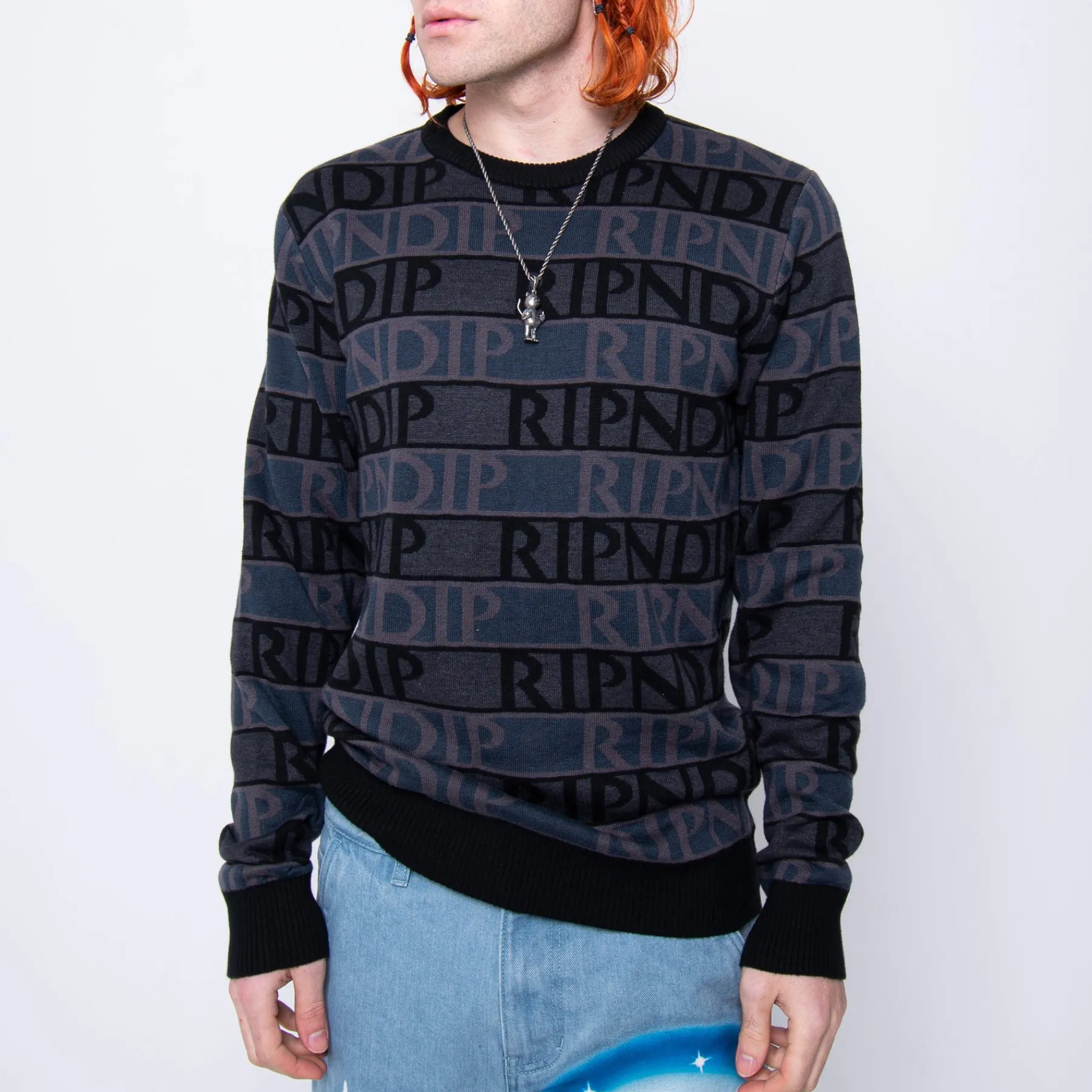 Ripndip Knits / Sweaters|Stocking Stuffers<Highland Knit Sweater (Black)