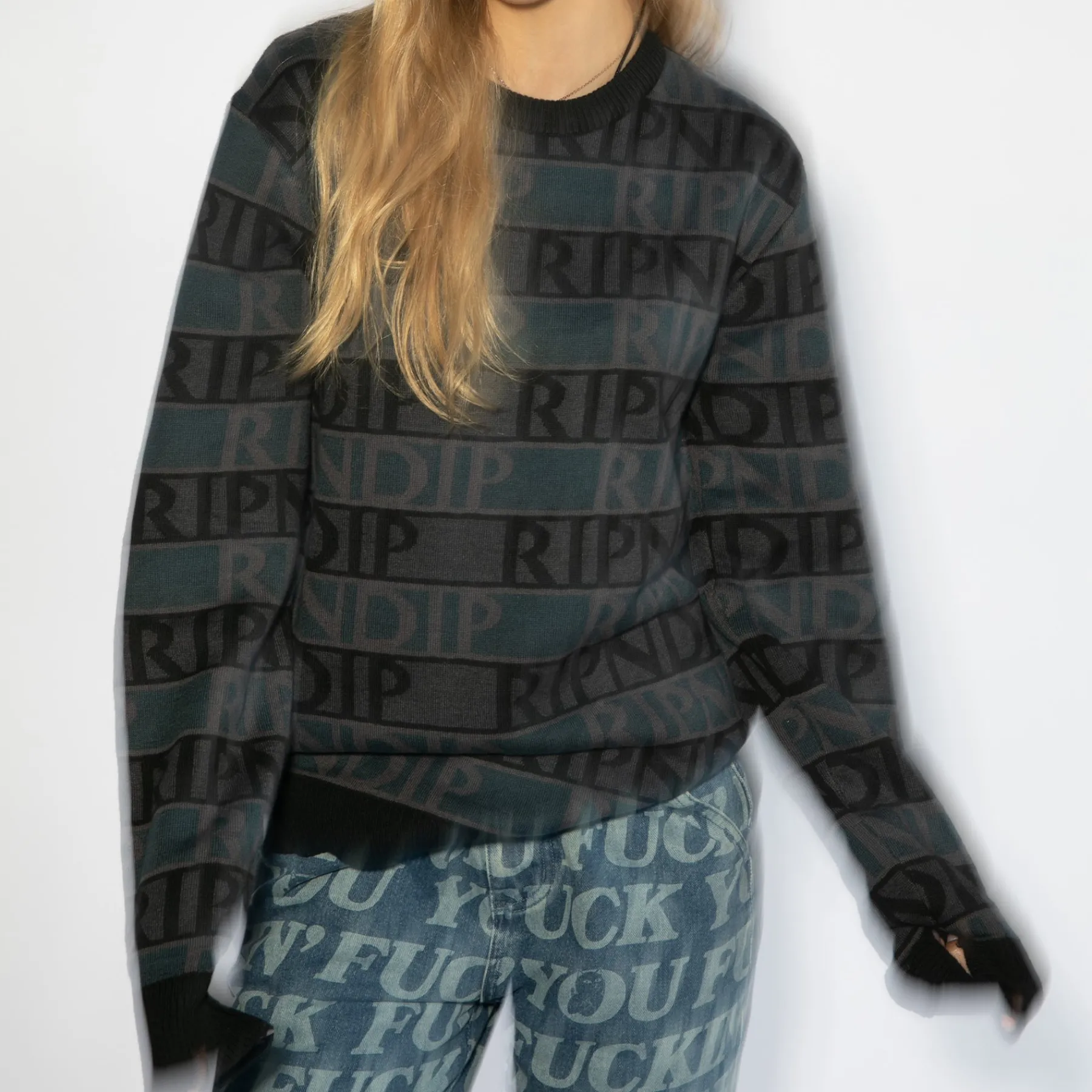 Ripndip Knits / Sweaters|Stocking Stuffers<Highland Knit Sweater (Black)