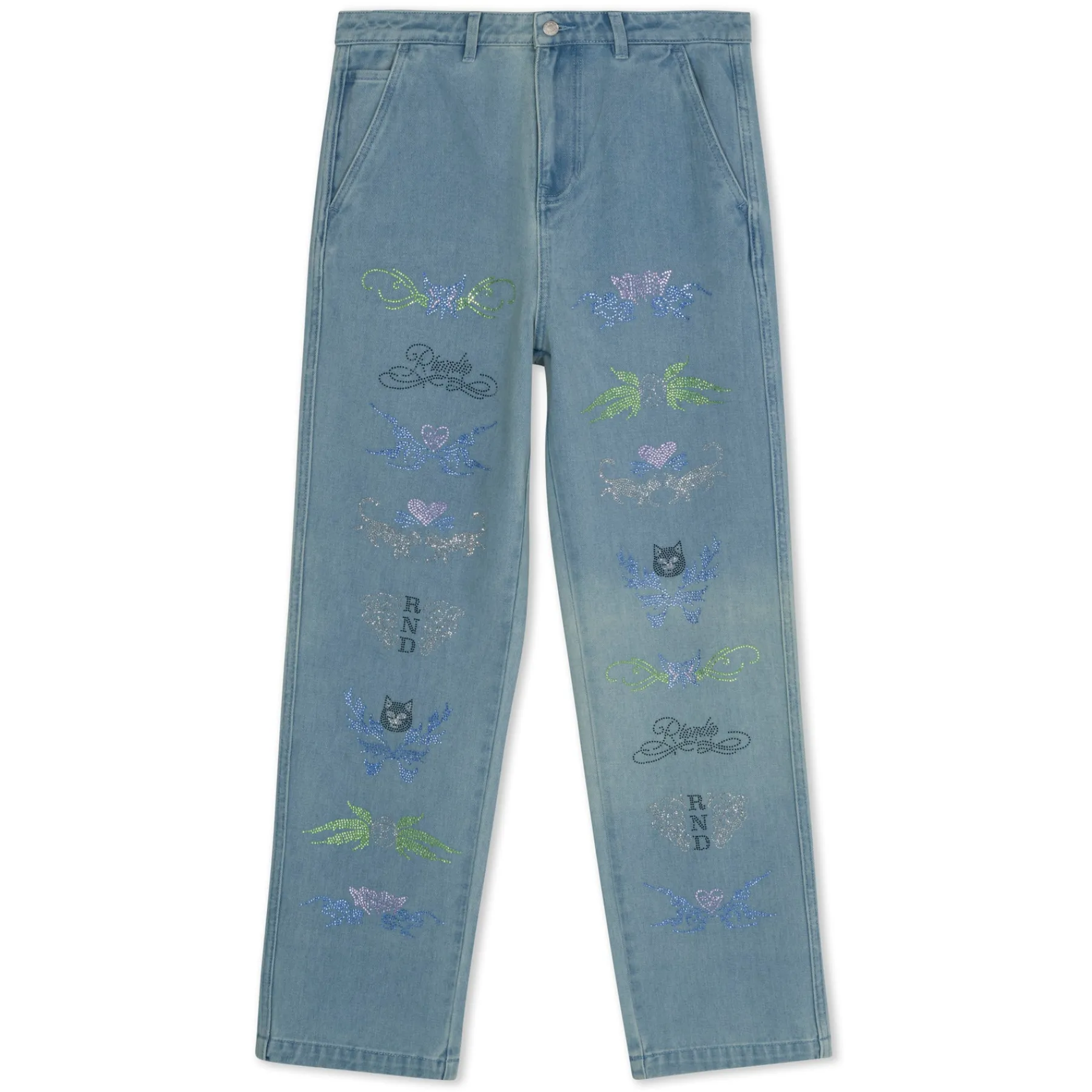 Ripndip Pants|Womens<Hyaena Denim Pants (Medium Wash)