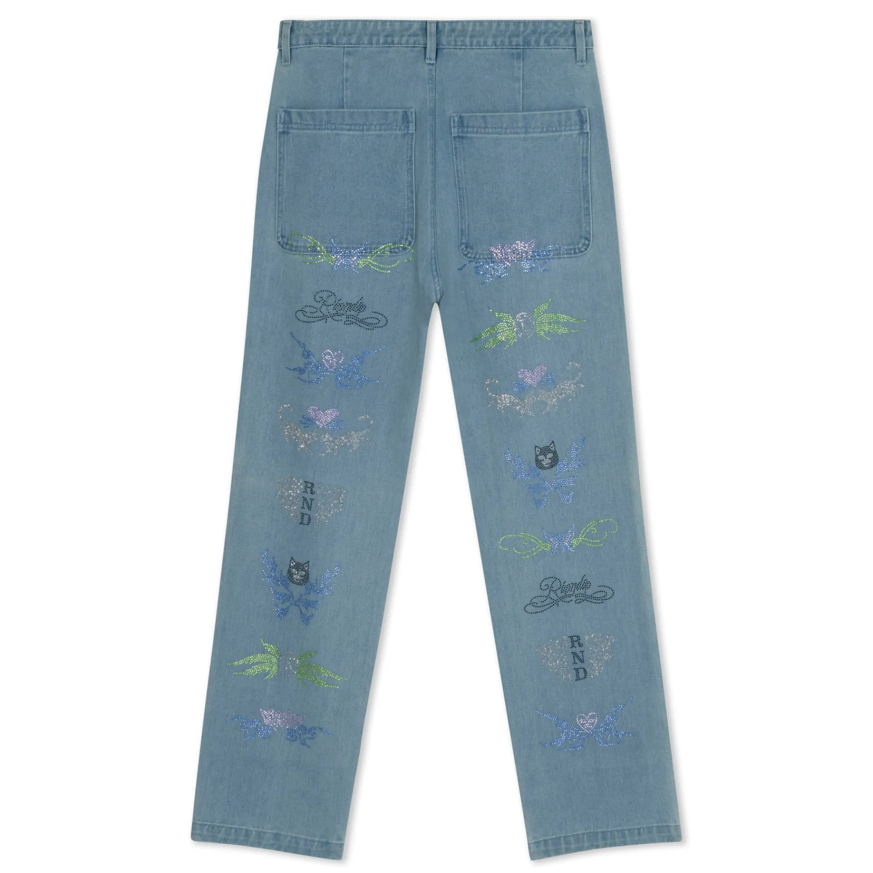 Ripndip Pants|Womens<Hyaena Denim Pants (Medium Wash)