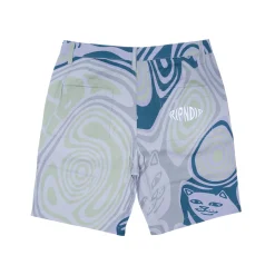 Ripndip Shorts|Stocking Stuffers<Hypnotic Twill Shorts (Grey/Lavender/Neon)