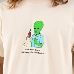 Ripndip Short Sleeve Tees<I Don't Drink Tee (Natural) 7.5oz