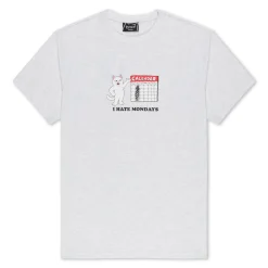 Ripndip Short Sleeve Tees<I Hate Mondays Tee (Ash Heather)