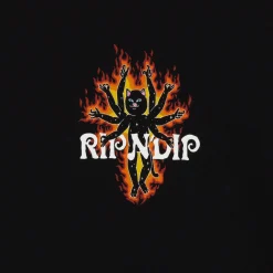 Ripndip Hoodies / Crewnecks<Illusion Jerm Hoodie (Black)