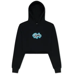 Ripndip Hoodies / Crewnecks|Womens<In Loving Memory Cropped Hoodie (Black)