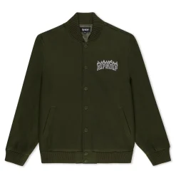 Ripndip Jackets<Inferno Varsity Jacket (Light Forest)