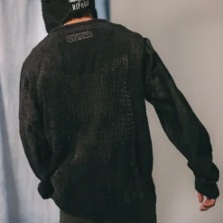 Ripndip Knits / Sweaters<Internal Mohair Sweater (Black)