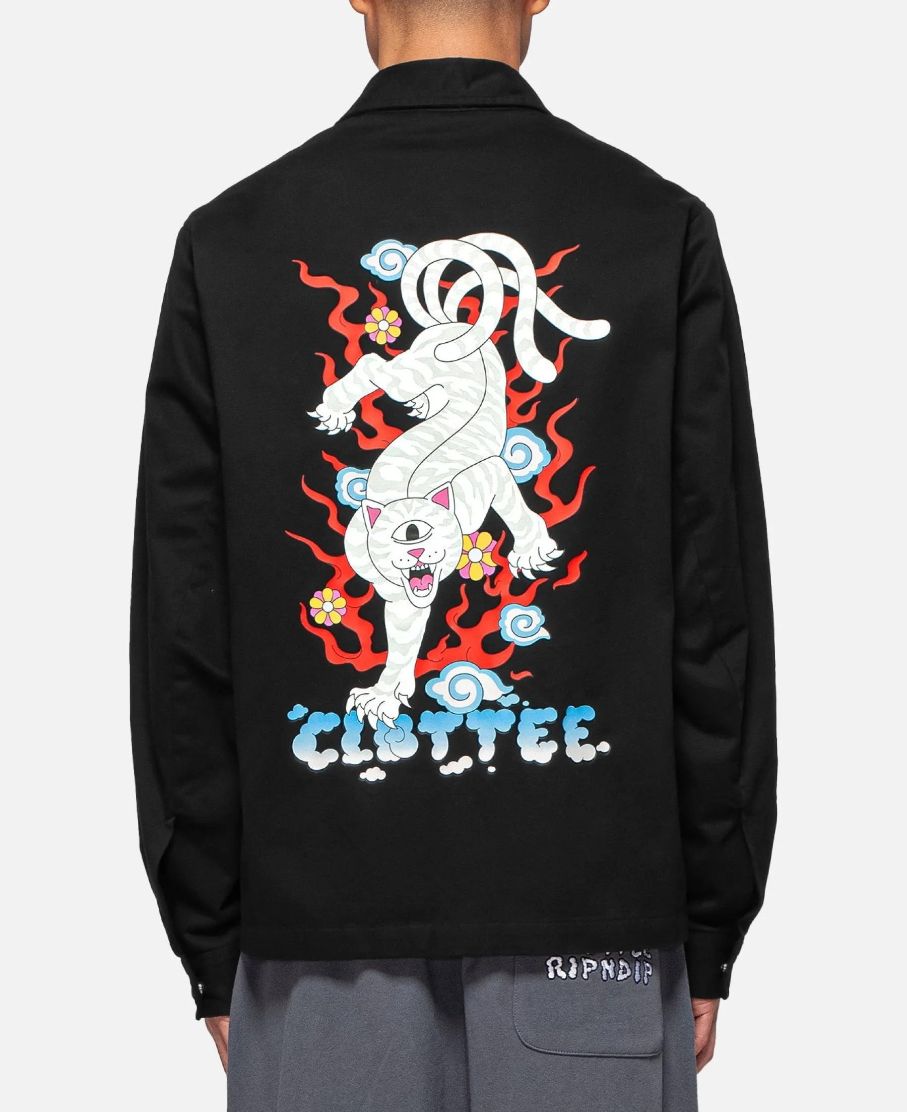 Ripndip Jackets<Isobu Nerm Zip Up Jacket (Black)