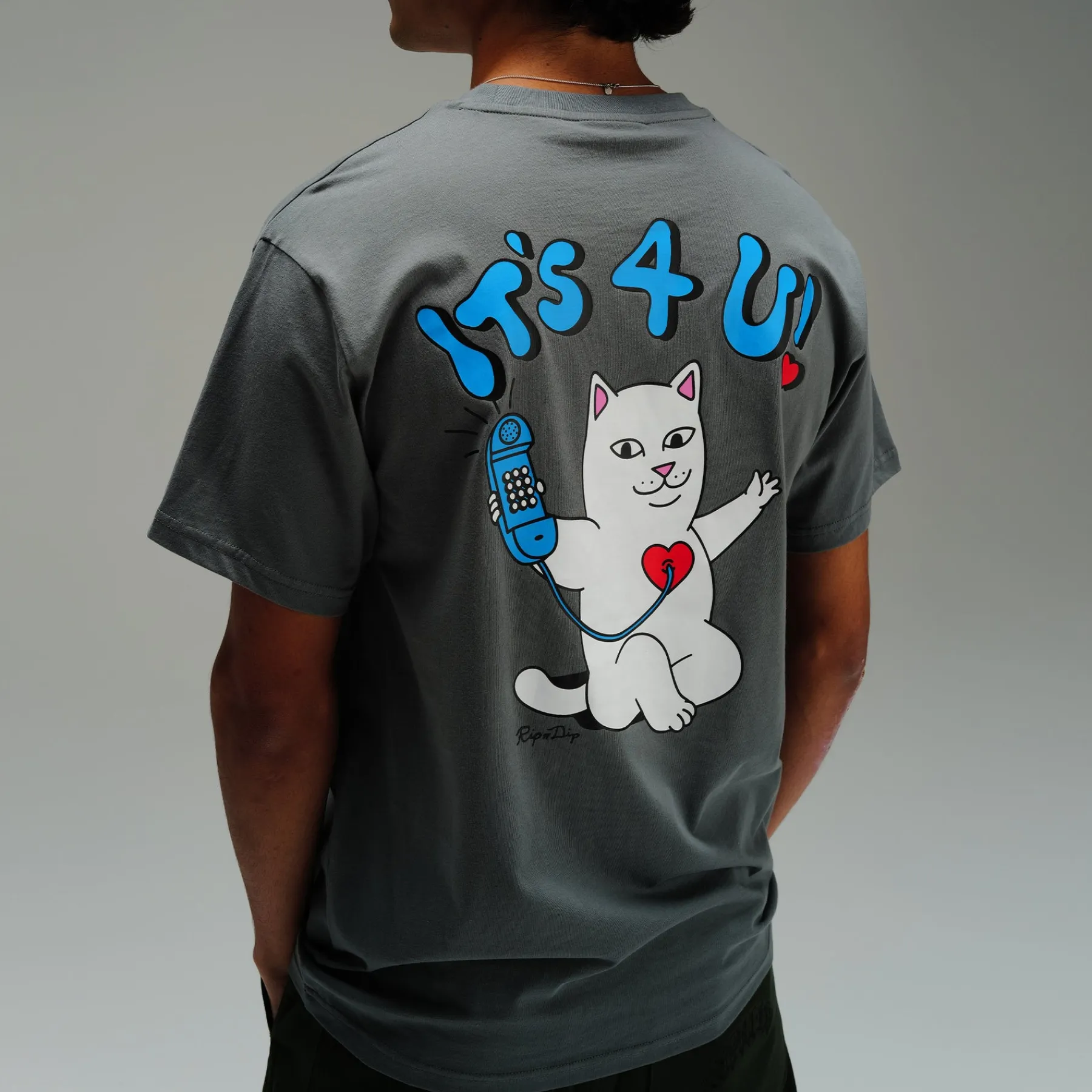 Ripndip Short Sleeve Tees<Its 4 U Tee (Charcoal)