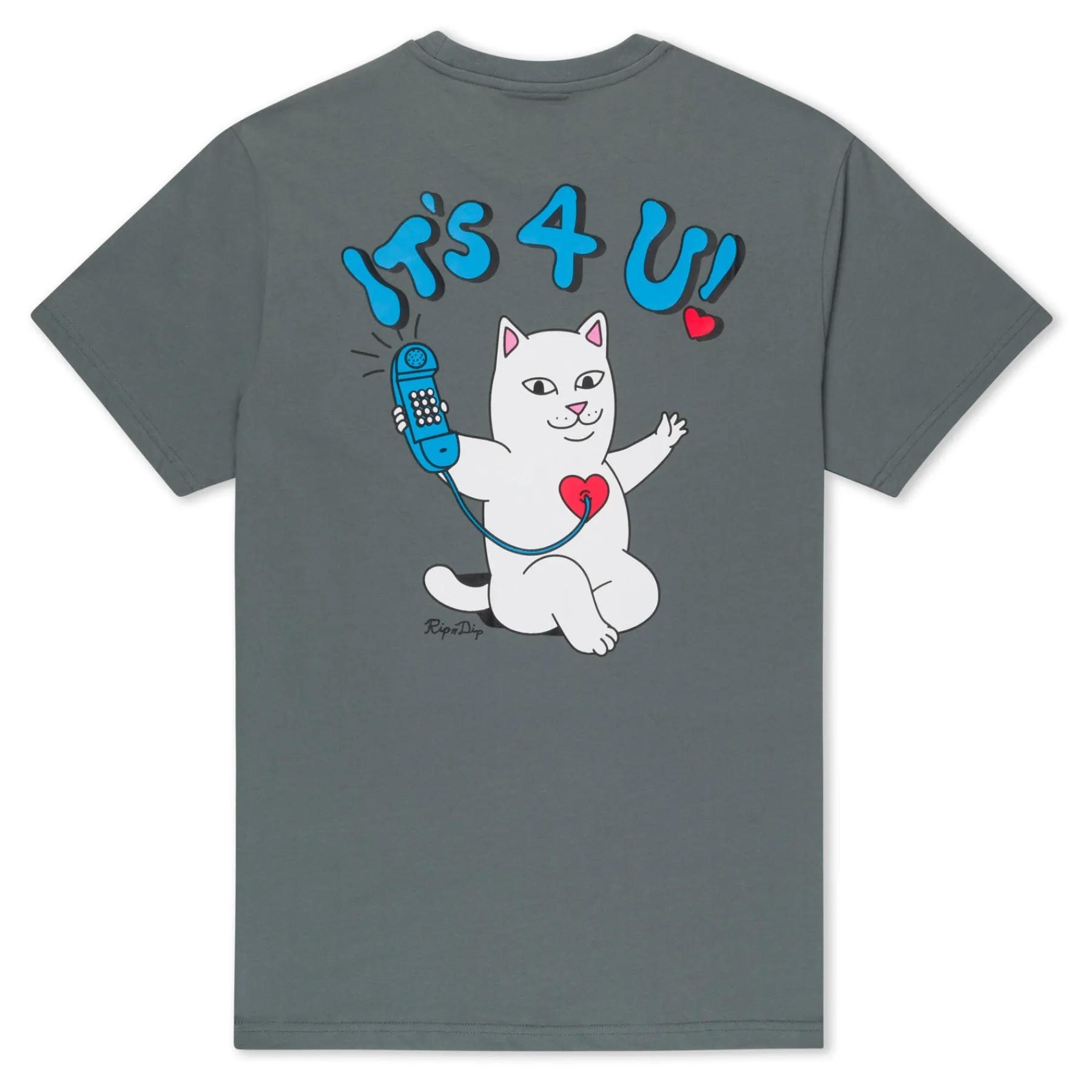 Ripndip Short Sleeve Tees<Its 4 U Tee (Charcoal)