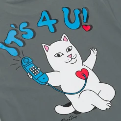 Ripndip Short Sleeve Tees<Its 4 U Tee (Charcoal)