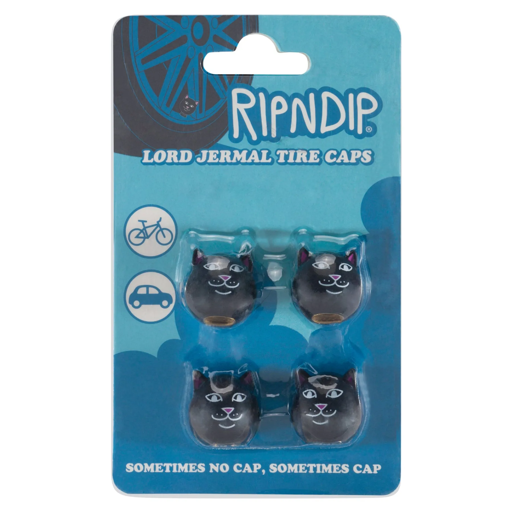 Ripndip Stocking Stuffers|Car Accessories<Jerm Tire Caps (Black)