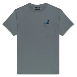 Ripndip Short Sleeve Tees|Stocking Stuffers<Jermie Witch Pocket Tee (Charcoal)