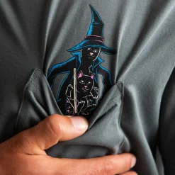 Ripndip Short Sleeve Tees|Stocking Stuffers<Jermie Witch Pocket Tee (Charcoal)